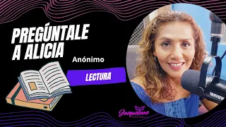 Pregúntale a Alicia , audio libro con voz humana femenina