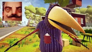 Hello Neighbor - My New Neighbor Hello Guest Crow Act 2 Trampoline Gameplay Walkthrough