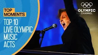 Top 10 Olympic Live Music Performances of All Time | Top Moments