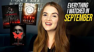 EVERYTHING I WATCHED IN SEPTEMBER | Spookyastronauts