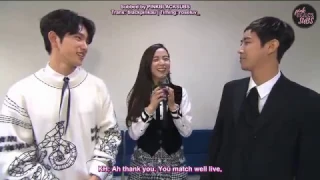 [ENG SUB] 170214 Inkigayo - MC Behind + Interview (Jisoo, Jinyoung, Kwanghee)