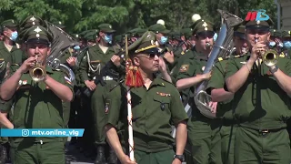 Первая репетиция июньского парада Победы прошла в Волгограде