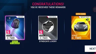 ASPHALT 9 LEGEND: SYNDICATE RIMAC C TWO UNLOCK TEST DRIVE 3000+ AD WATCHING  LEVEL 2 MUST WATCHING