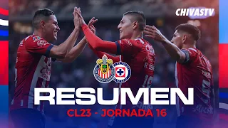 RESUMEN Y GOLES | CHIVAS VS CRUZ AZUL | JORNADA 16 | CLAUSURA 2023