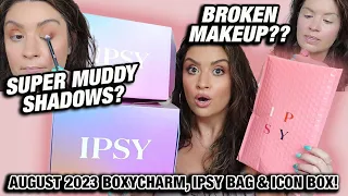 AUGUST BOXYCHARM REVEAL | IPSY BAG, BOXYCHARM & ICONBOX