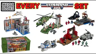ALL MEGA BLOKS COMMAND OPS SETS ( Before Call Of Duty )