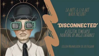 Disconnected - Digital Time Lapse Painting by Ramble Row