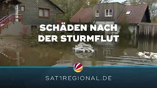 Die Schäden nach der Sturmflut