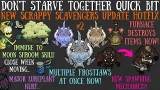 Scrappy Scavengers Hotfix #2 - Frostjaw Family & More! - Don't Starve Together Update Guide