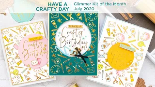 Spellbinders August 2020 Glimmer Hot Foil Kit of the Month is Here – Have a Crafty Day