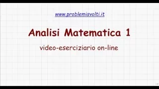 Analisi Matematica 1 - Lista 12 - Prob. 31