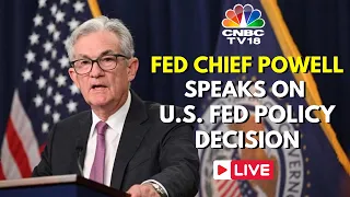 Jerome Powell LIVE: Federal Reserve Bank Interest Rate Decision | FOMC Meeting | US Market | IN18L