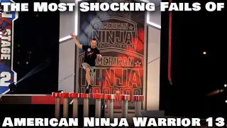 The Most Shocking Fails of American Ninja Warrior 13