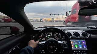 MUSTANG GT EARLY MORNING 7AM POV DRIVE☀️