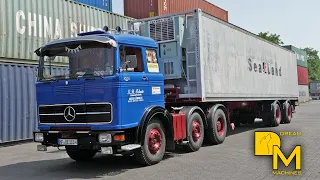 LKW-Legenden Historische Lastwagen BÜSSING KRUPP HENSCHEL HAFENUMSCHLAG mit Veteranen Lastern 4K