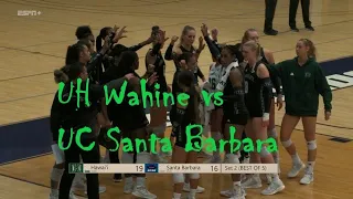 Hawaii Wahine Volleyball, Hawai'i vs UCSB, Oct 13, 2023