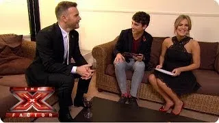 Take a sneak peek into Gary's dressing room - Live Week 5 - The Xtra Factor UK 2013