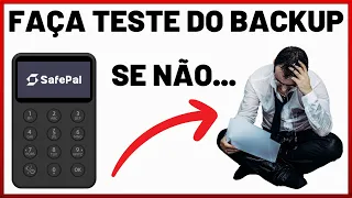 Como testar o BACKUP da SAFEPAL X1 - Faça o teste antes de usar a Carteira!