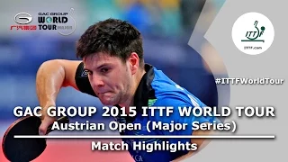 Austrian Open 2015 Highlights: OVTCHAROV Dimitrij vs FILUS Ruwen (1/4)