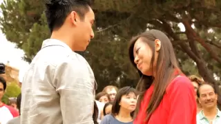 OFFICIAL Trang and Nam Proposal Flash Mob at UCLA 9-24-11