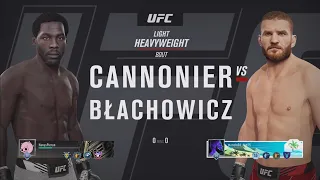 UFC 4 - Jared Cannonier vs Jan Blachowicz [full fight - no commentary]