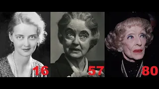 Bette Davis from 0 to 81 years old