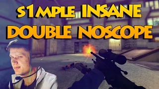 CS:GO - s1mple INSANE double NOSCOPE vs Fnatic!!