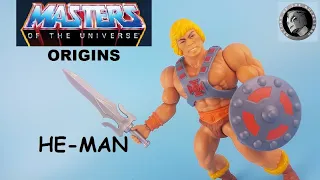 HE-MAN masters of the universe origins action figure unboxing review