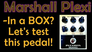 Afforfable Amp Pedal in a Box - #marshallamps #plexi