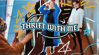 Thrift with me for Art Aunt™️ vibes ✨ thrift haul + try on + funky finds at the thrift store