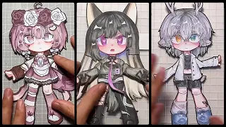 HOW TO MAKE PAPER DOLL GACHA LIFE & CLUB | DIY | Draw so easy Anime