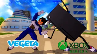 Vegeta and Xbox Series X FUSION | Vegebox SX vs PlayStation 5 | DBZ Tenkaichi 3 (MOD)