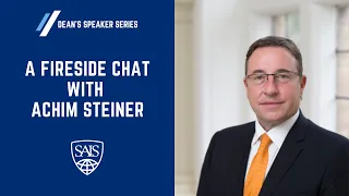 Dean's Speaker Series Virtual Fireside Chat with UNDP Administrator Achim Steiner