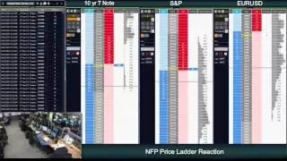 Price Ladder Reaction to NFP 4th December