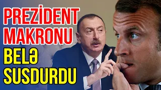 Prezident Makronu belə susdurdu:Bu ərazilərimiz hələ də işğal altındadır-Gündəm Masada-Media Turk TV