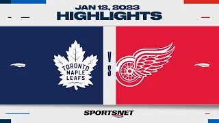 NHL Highlights | Maple Leafs vs. Red Wings - January 12, 2023