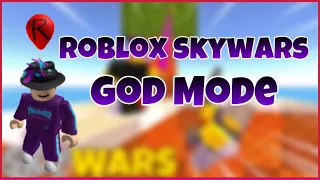 Going God Mode! | Roblox skywars