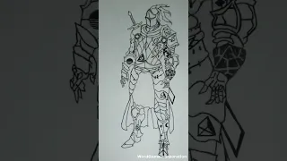 Рисую СОВРЕМЕННОГО РЫЦАРЯ/I draw a MODERN KNIGHT