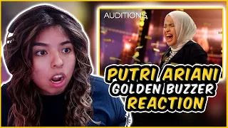 First Time Hearing Putri Ariani | Simon Cowell's "GOLDEN BUZZER" AGT 2023 (REACTION)