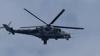 ILA-2016 Mil-Mi-24 Hind Slowmotion 1/8 - Czech Air Force