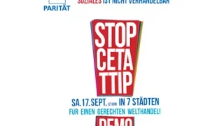 Stop TTIP & CETA - Demonstrationen am 17.09.2016