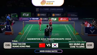 Seo Seung Jae & Chae Yu Jung VS Feng Yan Zhe & Huang Dong Ping| Badminton Asia Championship 2024