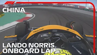 F1 2024 Chinese GP Lando Norris Onboard Lap Around Shanghai