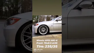 Unboxing a brand new set of APEX ARC-8’s for my BMW E90