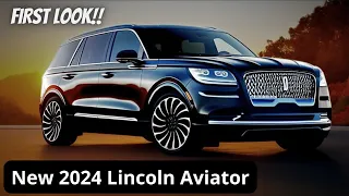 New 2024 Lincoln Aviator Redesign | New Generation Full-Size SUV | First Look, Interior, Exterior