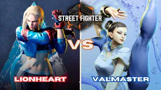 Lionheart (Cammy) vs Valmaster (Chun-Li) Ranked Match Set (Street Fighter 6)