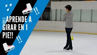 ⛸❄️¡Aprende Fácilmente a Girar en 1 Pie! ⛸❄️😉👍