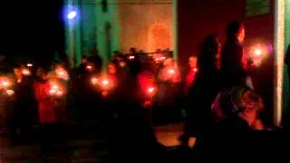 Пасха монастырь Печоры Крестный ход ночь апрель 2014