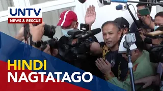 Bantag, nilinaw na hindi siya nagtatago; iginiit na walang hurisdiksyon ang DOJ sa kanyang kaso