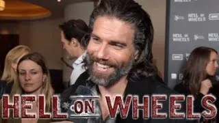 HELL ON WHEELS Season 1 Premiere (Cast Interviews)